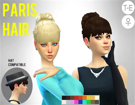 My Sims 4 Blog Maxis Match Hair Collection By Simduction