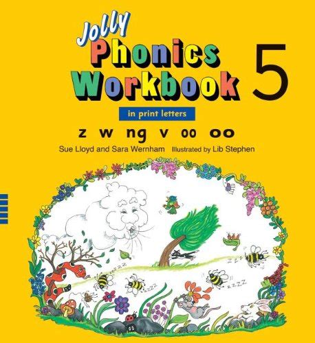 Buy Jolly Phonics Workbook 5 In Print Letters Z W Ng V Short Oo Long