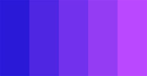 Blue To Purple Gradient Color Scheme Blue