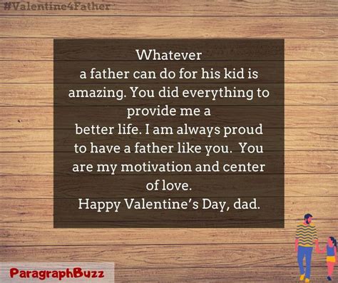 happy valentine s day wishes for father love words