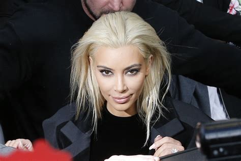 kim kardashian dyed her hair platinum blonde and people are freaking out business insider