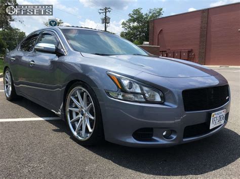 2012 Nissan Maxima With 20x9 35 Rohana Rc10 And 25535r20 Nitto Nt555