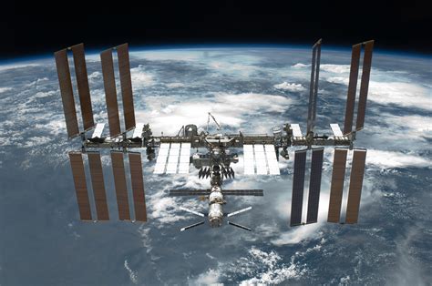 Filests 134 International Space Station After Undocking