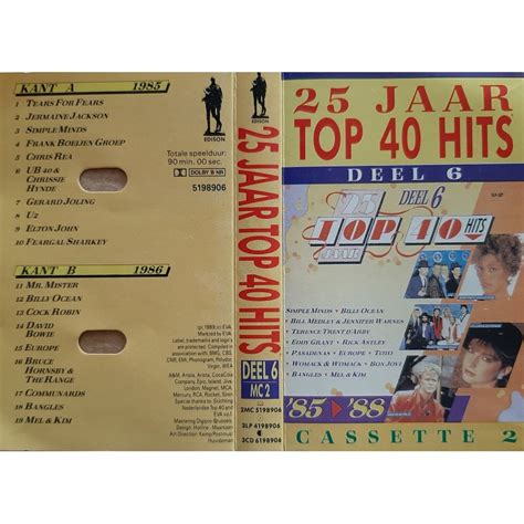 Various 25 Jaar Top 40 Hits Deel 6 Cassette 2 1985 1988 Cassette