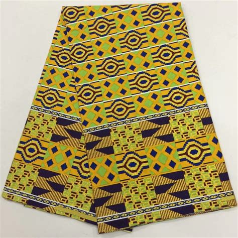 Ankara African Wax Print Fabric Tissu Africain Wax Brocade Ghana Wax