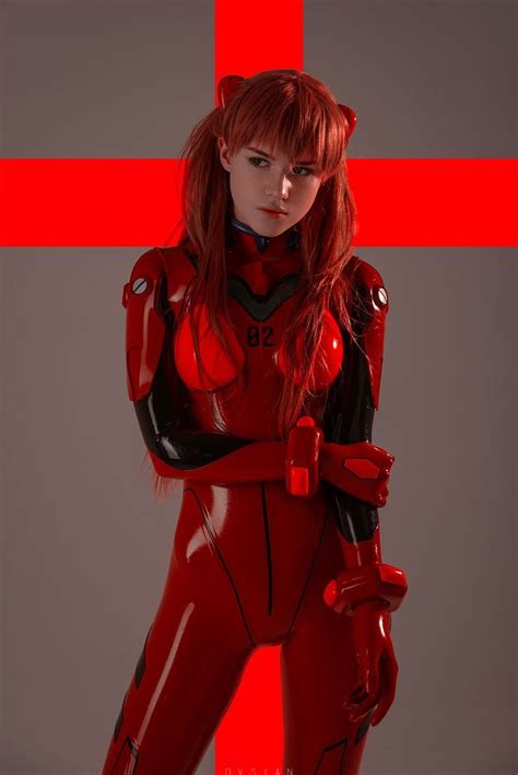 Asuka Langley In Latex Foxmoon