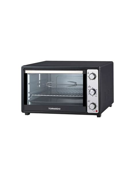 Tornado Electric Oven 48l 1800w With Grill And Fan Black Teo