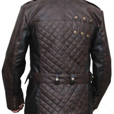 Jacob Frye Assassins Creed Syndicate Leather Trench Coat Costume