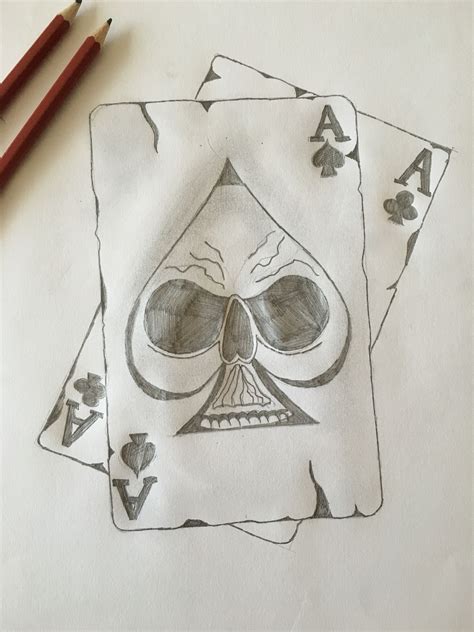 Ace Of Spades Card Drawing - Drawing Word Searches