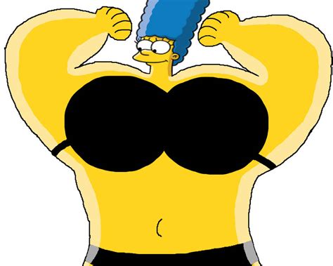 Marge Simpson Muscular Bikini By Jp1994 On Deviantart
