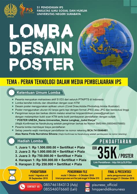 Lomba Desain Poster Online 2018 Ilustrasi