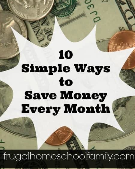 Try some of these very practical. 10 Simple Ways to Save Money Each Month - Life of a ...