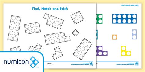 Numicon Shape Find Match And Stick Activity 23306 Hot Sex Picture