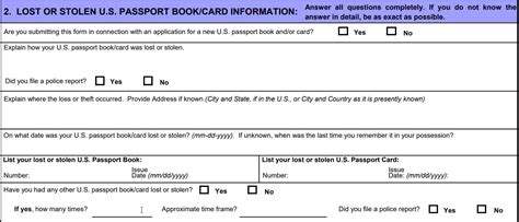 Ds 64 Application For Lost Or Stolen Passport