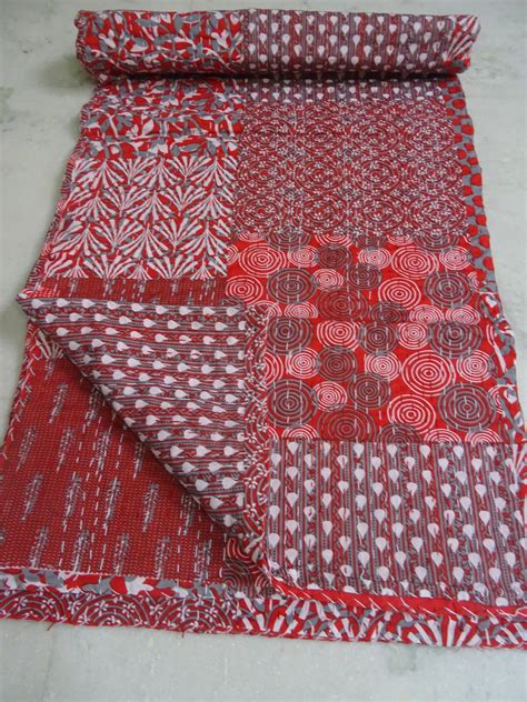buy-tribal-asian-textiles-kantha-quilt-queen-ikat-throw-ikat-blanket