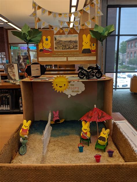 Annual Peeps Diorama Contest 2022 Alameda Free Library