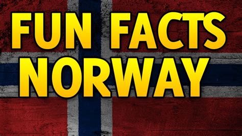 Interesting Fun Facts About Norway Your Monday Cure Youtube