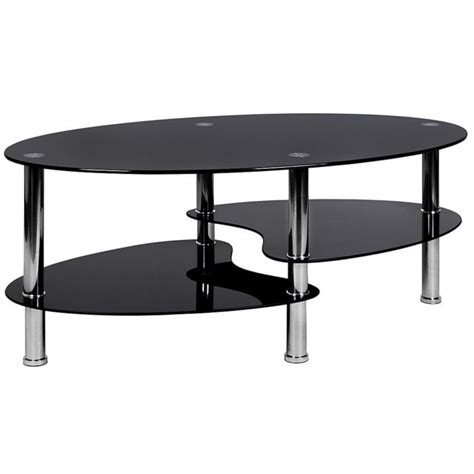 43+ active homary coupons, promo codes & deals for july 2021. Cara Oval Black Glass Coffee Table | Dining | Glass Furniture