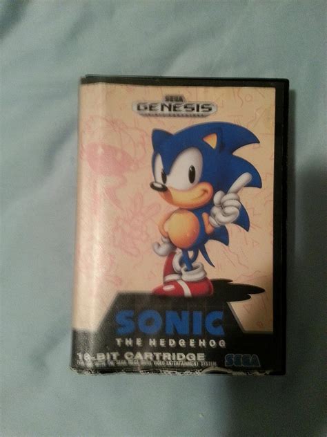 Sonic The Hedgehog Original 16 Bit Cartridge For Mega Drive