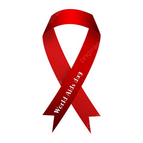 Red Ribbon Aids Red Ribbon Aids Ribbon Png Transparent Clipart Image