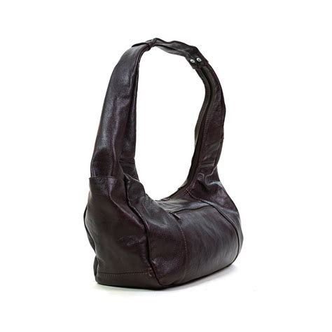 Soft And Slouchy Brown Leather Hobo Shoulder Bag Vintage 80s Etsy