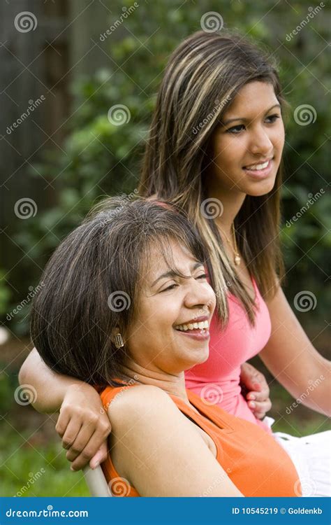Interracial Mother And Daughter Royalty Free Stock Images Image 10545219