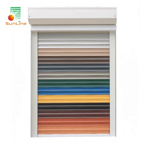 Automatic Aluminum Roller Rolling Shutter With Wall Type Receiver