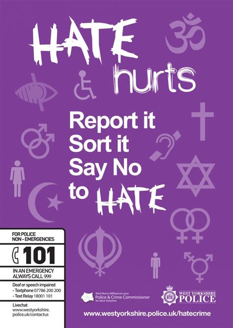 Hate Crime Hate Incidents West Yorkshire Police