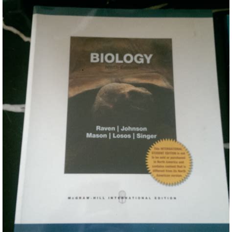 Biology Mcgrawhill 9th Edition Raven Johnson Mason Losos Singer