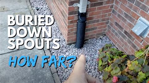How Far Should You Bury Downspouts From The House French Drain Systems Curtain Drains