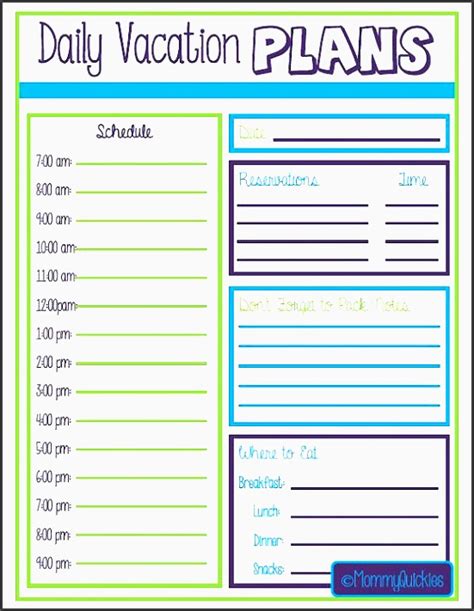 Advantage of weekly meal planner template. 6 Office Vacation Planner - SampleTemplatess ...