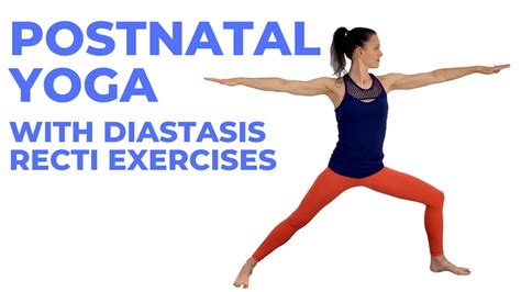 Postpartum Yoga Workout With Diastasis Recti Exercises Youtube
