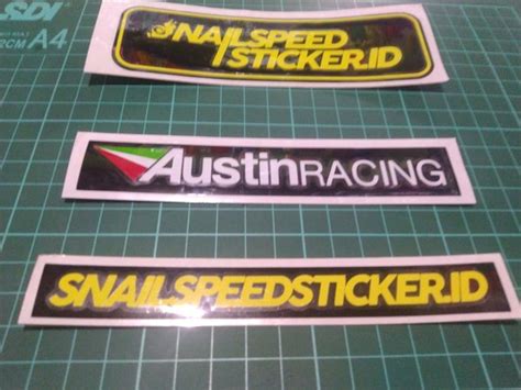 Jual Sticker Logo Austin Racing Di Lapak Snailspeed Sticker Id Bukalapak