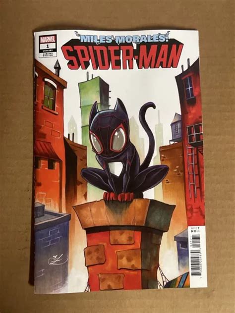 Miles Morales Spider Man 1 Zullo Cat Variant First Print Marvel Comics