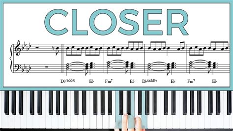 Learn how to play piano online. How to play 'CLOSER' by The Chainsmokers on the piano ...