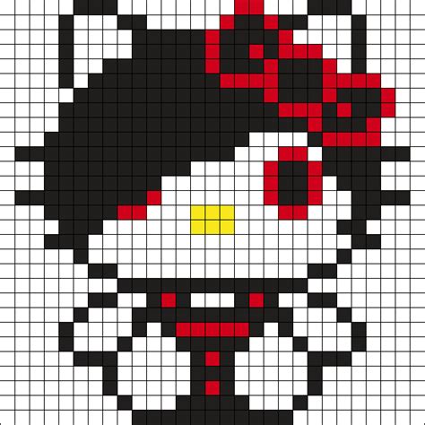Perler Beads Perler Bead Art Pixel Art Sprites Emo Pixel Art Grid The