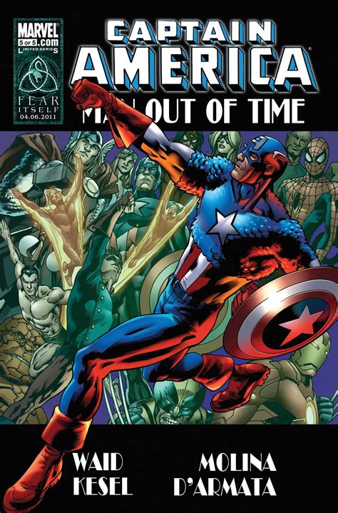 Captain America Man Out Of Time 2010 5 Comics