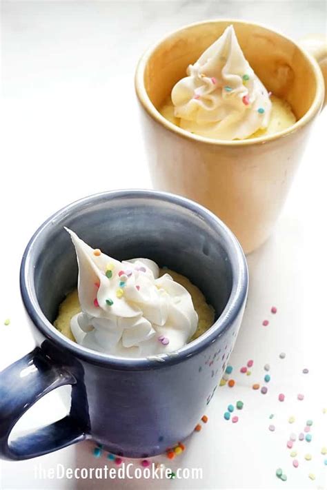 Second, you can make almost all of them in a i like this is the best vanilla mug cake recipe with chocolate sprinkles, but there are so many variants actually. MICROWAVE VANILLA MUG CAKE RECIPE -- easy dessert for two