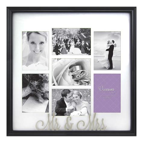 Occasions Mr And Mrs 7 Photo Wedding Collage Frame Wedding Collage