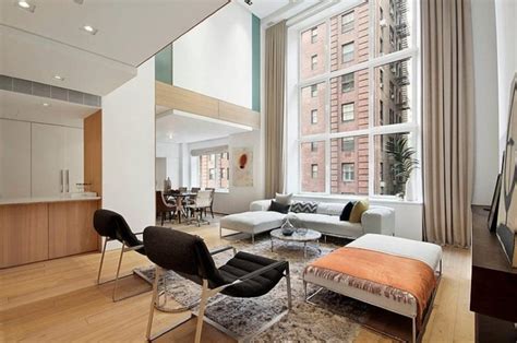 Modern Interior Design Of A Duplex Apartment In New York