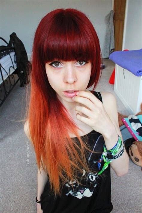 The best thing you can do for your hair is have an. dip dyed hair on Tumblr