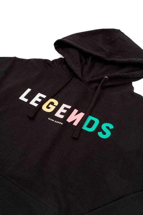 Official norris nuts shop | norris nuts merch for kids & adults. ADULT LEGENDS LOGO HOODIE - BLACK - Norris Nuts (With ...