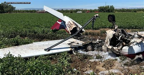 In Photos Pilot Walks Away With Minor Injuries After Small Plane Crash