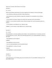 Week Lab Titrations With Indicators Pre Lab Quiz Docx Week Lab