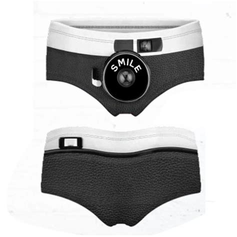 2017 New 3d Printing Black Smile Camera Cute Panties Briefs Underwear Intimates Women In Briefs