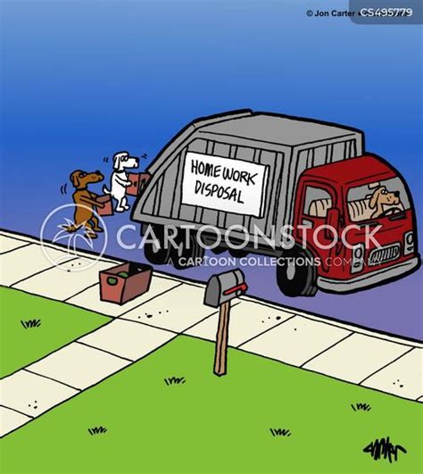 Garbage Truck Cartoons And Comics Funny Pictures From Cartoonstock