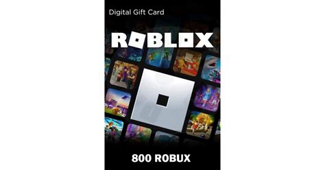 Roblox Card 800 Robux Pc