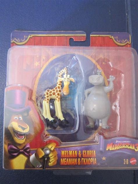 Other Collectable Toys Melman And Gloria Madagascar 3 Mattel 7cm