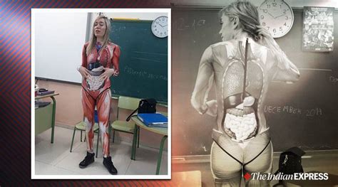 Third Grade Teacher Shows Up In Anatomy Suit To Help Kids Visualise