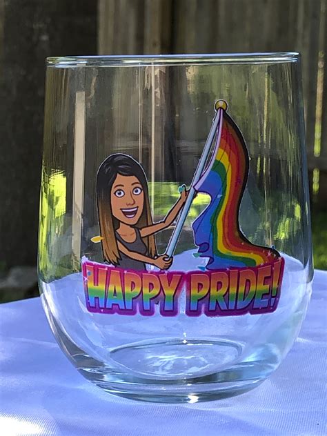 These Funny Custom Wine Glasses Featuring Your Bitmoji Are Such A Cute Idea For Celebrating